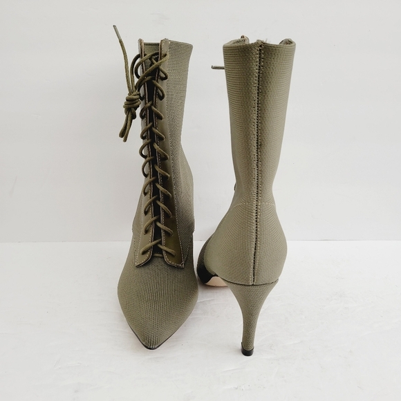 NEW Charles David Women's Leather Textile Piranha Bootie Size 6 - Picture 3 of 8